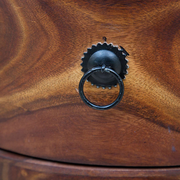 Shunt Four Drawer Chest Of Drawer Honey